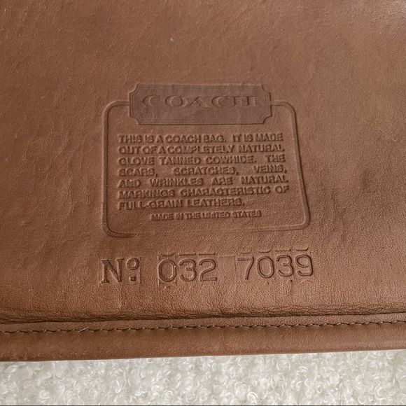 Vintage Coach Swagger Purse Shoulder Bag Tabac - Picture 9 of 11